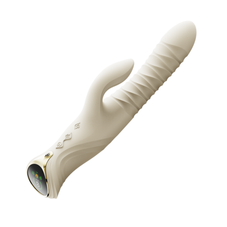 ZALO - Mose 2 - Stotende Rabbit Vibrator – Ivoor Wit