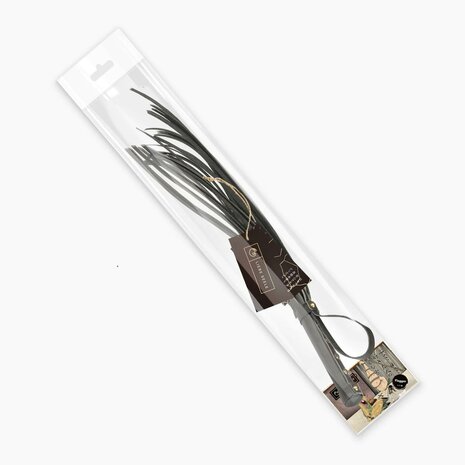 Liebe Seele - Samurai - Stoere Lederen Flogger - Zwart