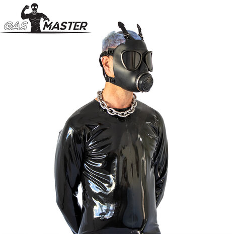 GASMASTER Army Gasmasker – Zwarte Lenzen