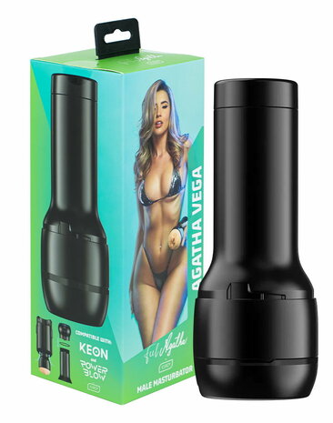 Kiiroo - Feelstar Stroker - Pornstar Masturbator - Agatha Vega - Ook te gebruiken met de Keon of Powerblow