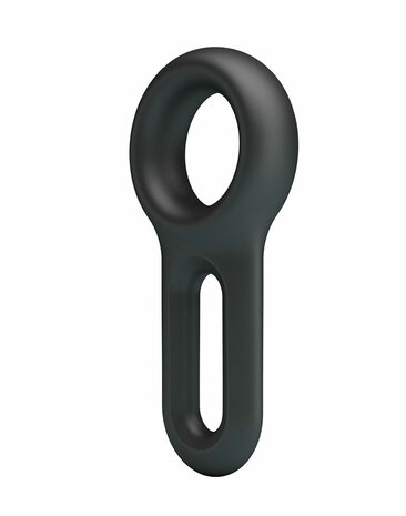 Crazy Bull - Oniel - Super Soft Siliconen Cockring - Model 18 - Zwart