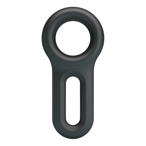 Crazy Bull - Oniel - Super Soft Siliconen Cockring - Model 18 - Zwart