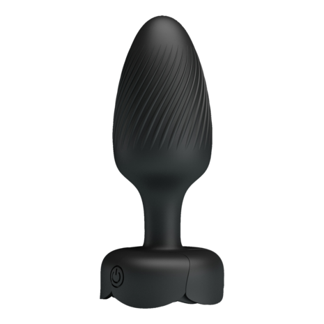 Pretty Love - Varian - Kleurveranderende lichtgevende vibrerende buttplug - Zwart