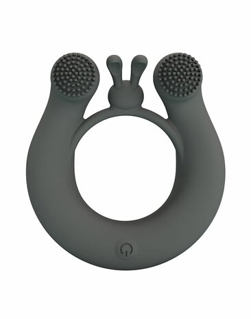 Pretty Love - Dahlia - Master Vibrerende Cockring - Grijs