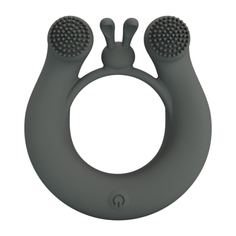Pretty Love - Dahlia - Master Vibrerende Cockring - Grijs