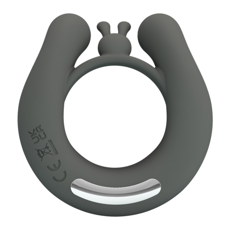 Pretty Love - Dahlia - Master Vibrerende Cockring - Grijs