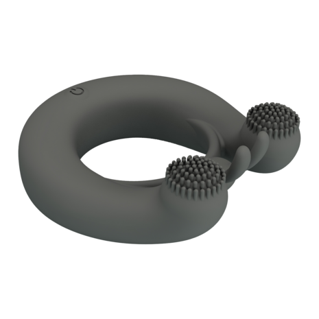 Pretty Love - Dahlia - Master Vibrerende Cockring - Grijs