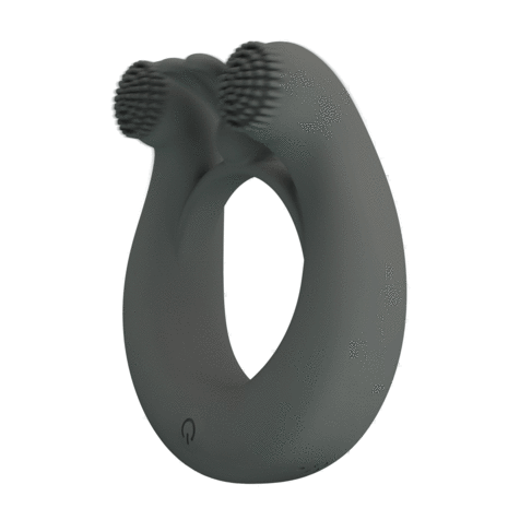 Pretty Love - Dahlia - Master Vibrerende Cockring - Grijs
