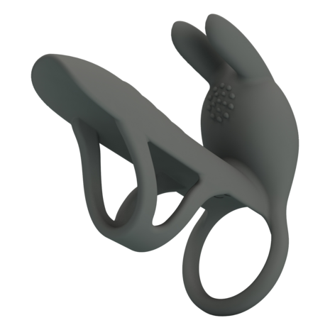 Pretty Love - Matty - Master Vibrerende Cockring - Grijs