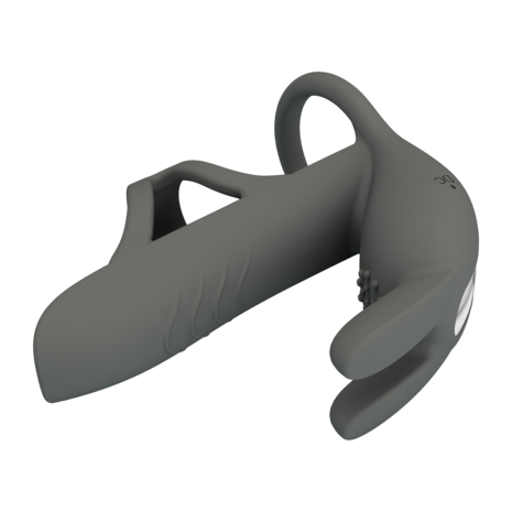 Pretty Love - Matty - Master Vibrerende Cockring - Grijs