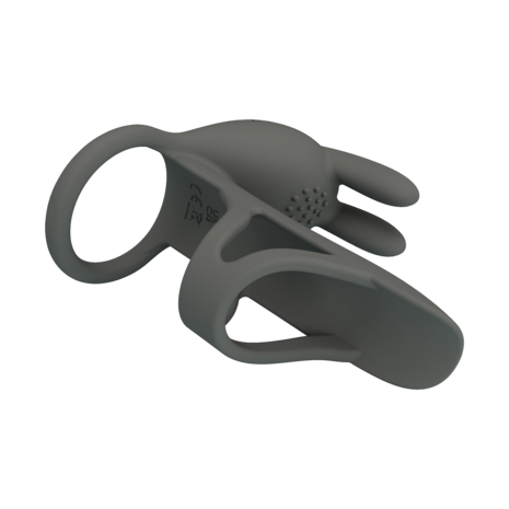 Pretty Love - Matty - Master Vibrerende Cockring - Grijs