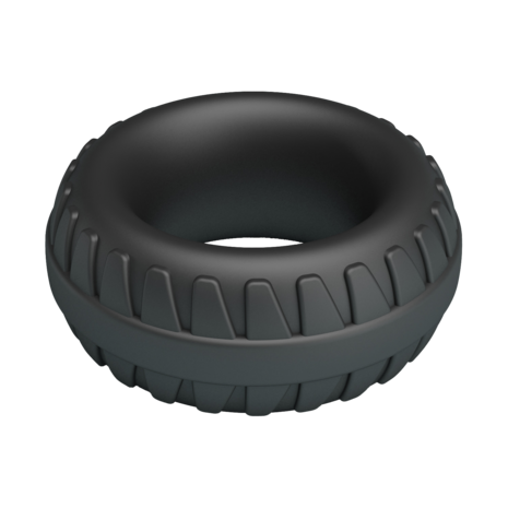 Crazy Bull - Dilson - Super Soft Siliconen Ring - Model 3 - Zwart