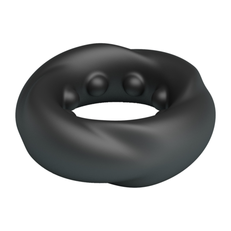 Crazy Bull - Daquez - Super Soft Siliconen ring - Model 4 - Zwart