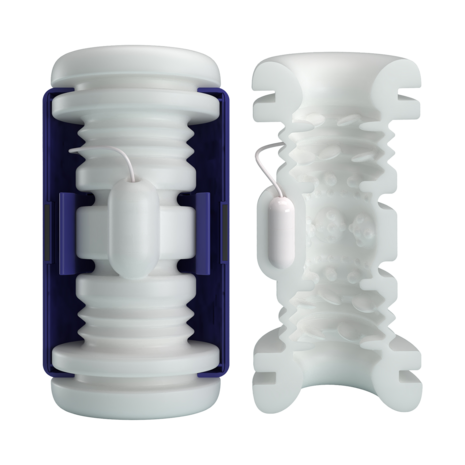 Pretty Love - DJ Lady - Squeezing Perfect Stroker - Blauw/Wit