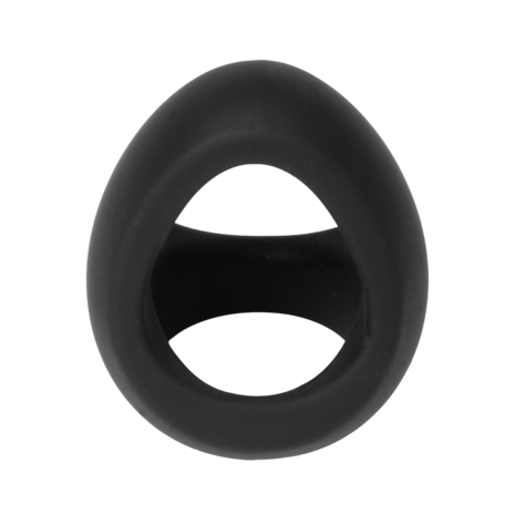 Rimba - Siliconen Driehoekige Cockring - Zwart