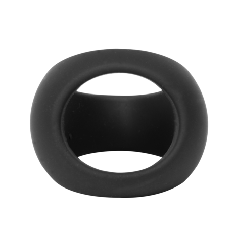 Rimba - Siliconen Driehoekige Cockring - Zwart