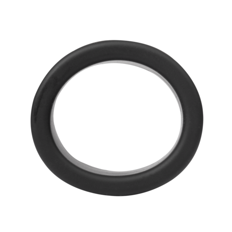 Rimba - Siliconen Scrotumring - Ballstretcher - Hoogte 30 mm - Zwart