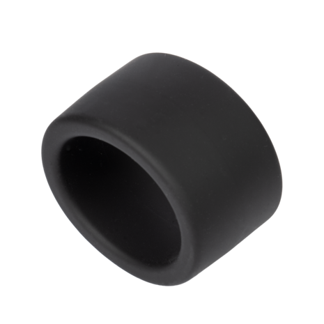 Rimba - Siliconen Scrotumring - Ballstretcher - Hoogte 30 mm - Zwart