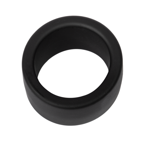 Rimba - Siliconen Scrotumring - Ballstretcher - Hoogte 30 mm - Zwart