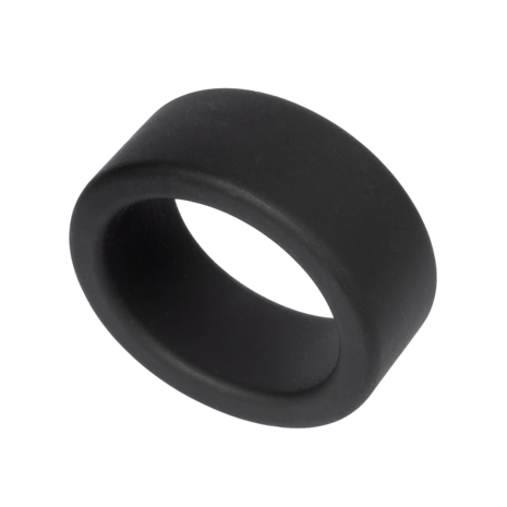 Rimba - Siliconen Scrotumring - Ballstretcher - Hoogte 20 mm - Zwart