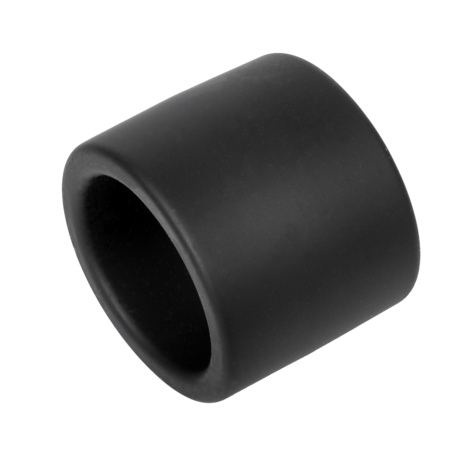 Rimba - Siliconen Scrotumring - Ballstretcher - Hoogte 40 mm - Zwart