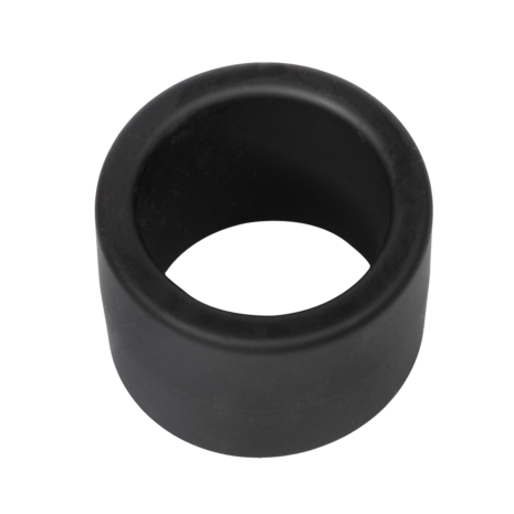 Rimba - Siliconen Scrotumring - Ballstretcher - Hoogte 40 mm - Zwart