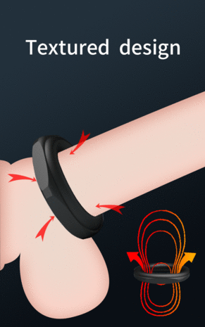 Crazy Bull - Jarvius - Super Soft Siliconen Cockring - Model 14 - Zwart