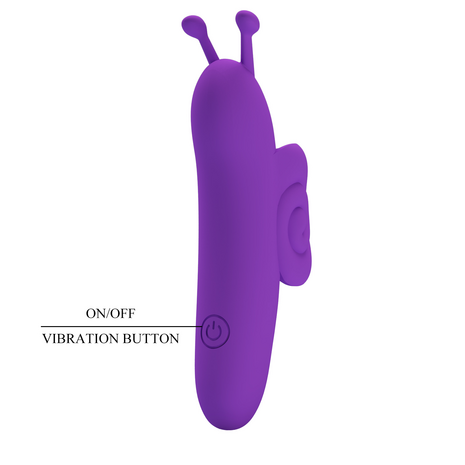 Pretty Love - Snail - Krachtige Vinger Vibrator - Paars