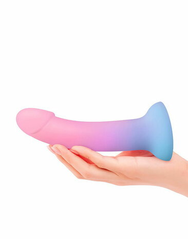 Love to Love - Utopia - Dildolls - Gladde Dildo - Roze/Violet/Blauw - Maat XL