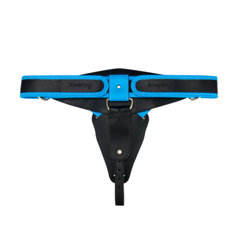 LoveToy - Ingen - Vibrerende Strap-on Set - Lengte 24 cm - Lichte Huidskleur - Maat XS/S/M