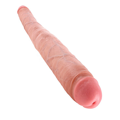 Pipedream - King Cock - Dubbele Dildo - Twee diktes- 40,5 cm - Lichte Huidskleur