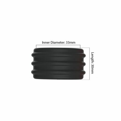 Kiotos - Siliconen Cockring & Ball Stretcher - Compact