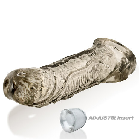 Oxballs - Coach - Penis Sleeve - Siliconen/TPR - Rookgrijs