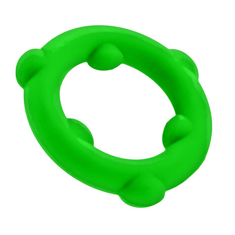 Oxballs - Spinner - Siliconen Cockring - Groen