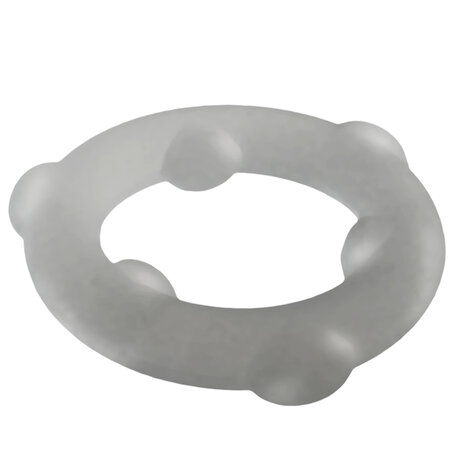 Oxballs - Spinner - Siliconen Cockring - Transparant