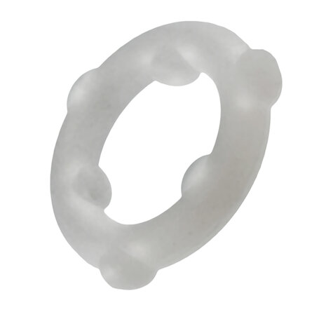 Oxballs - Spinner - Siliconen Cockring - Transparant
