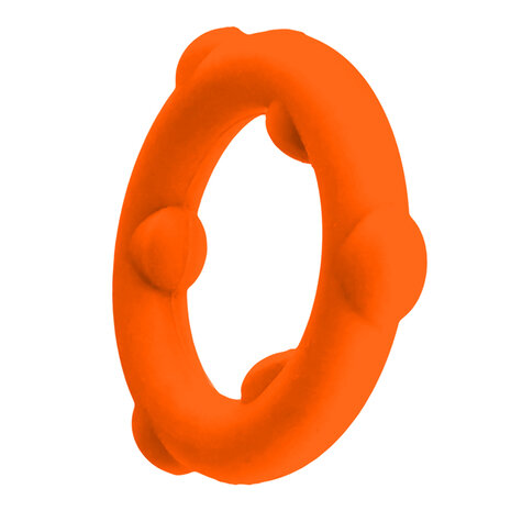 Oxballs - Spinner - Siliconen Cockring - Oranje