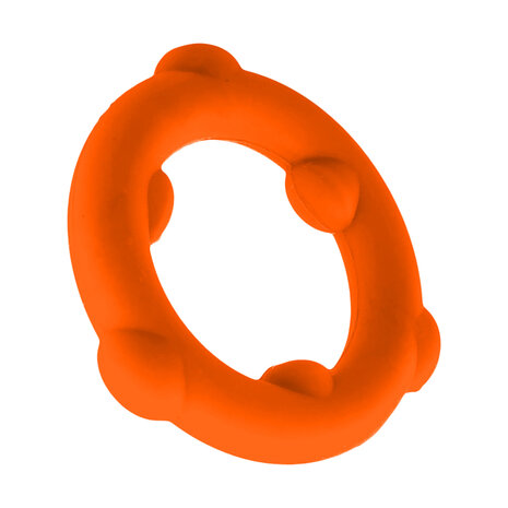 Oxballs - Spinner - Siliconen Cockring - Oranje
