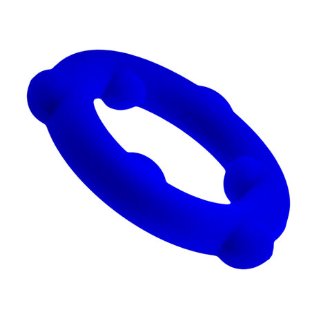 Oxballs - Spinner - Siliconen Cockring - Blauw