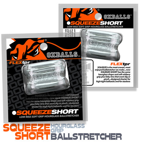 Oxballs - Squeeze Short - Ballstretcher - Transparant