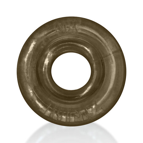Oxballs - Rimz Softlips - Siliconen/TPR Cockring - Rookgrijs