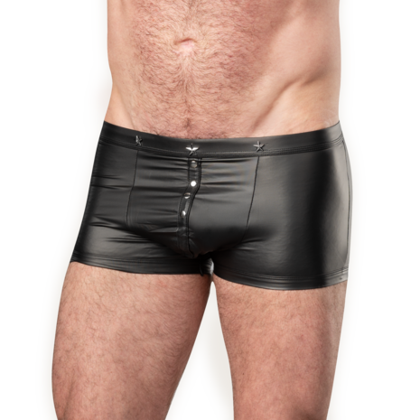 Amorable - Wetlook Herenshort - Zwart - Maat S/M