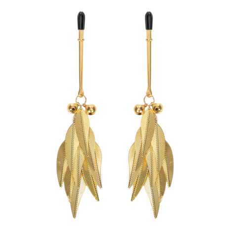 Rimba - Tepelklemmen met Veren - Goud