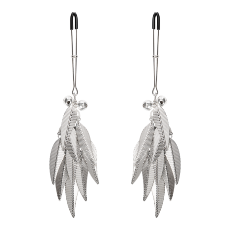 Rimba - Tepelklemmen met Veren - Zilver