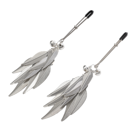 Rimba - Tepelklemmen met Veren - Zilver