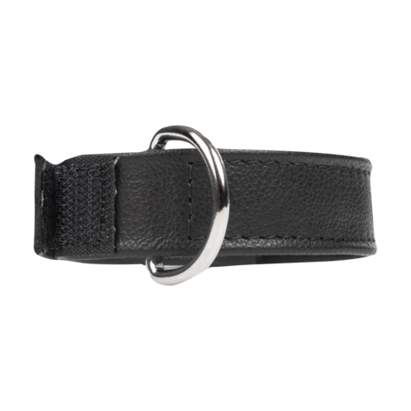 Rimba - Leren Cockstrap met Klittenband - Zwart