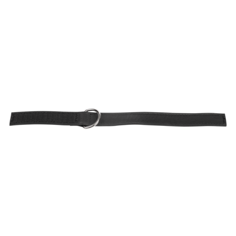 Rimba - Leren Cockstrap met Klittenband - Zwart