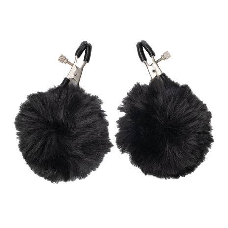 Rimba - Tepelklemmen met Pompons - Zwart