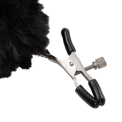 Rimba - Tepelklemmen met Pompons - Zwart