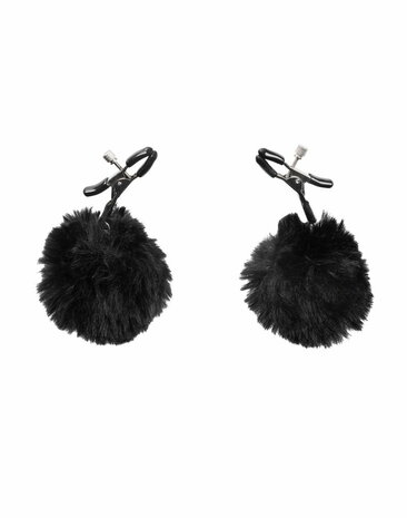 Rimba - Tepelklemmen met Pompons - Zwart